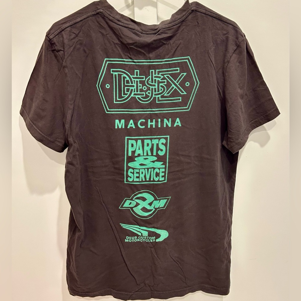 Deus Faded Black Graphic Tee